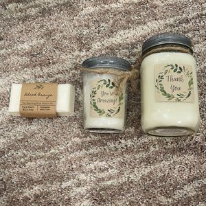 Fresh Candle, Scrub, and Body Bar